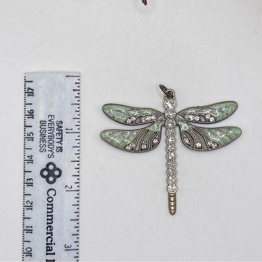 Sparkling Dragonfly Pendant. SEE VIDEO! - Picture 6 of 9